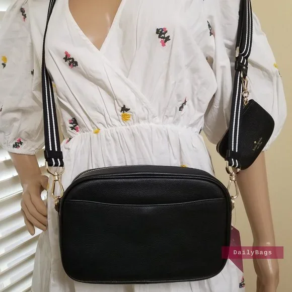 BEAUTIFUL PEBBLED LEATHER COIN PURSE ATTACHMENT ROSIE CAMERA FLAP KATE SPADE - Picture 8 of 8